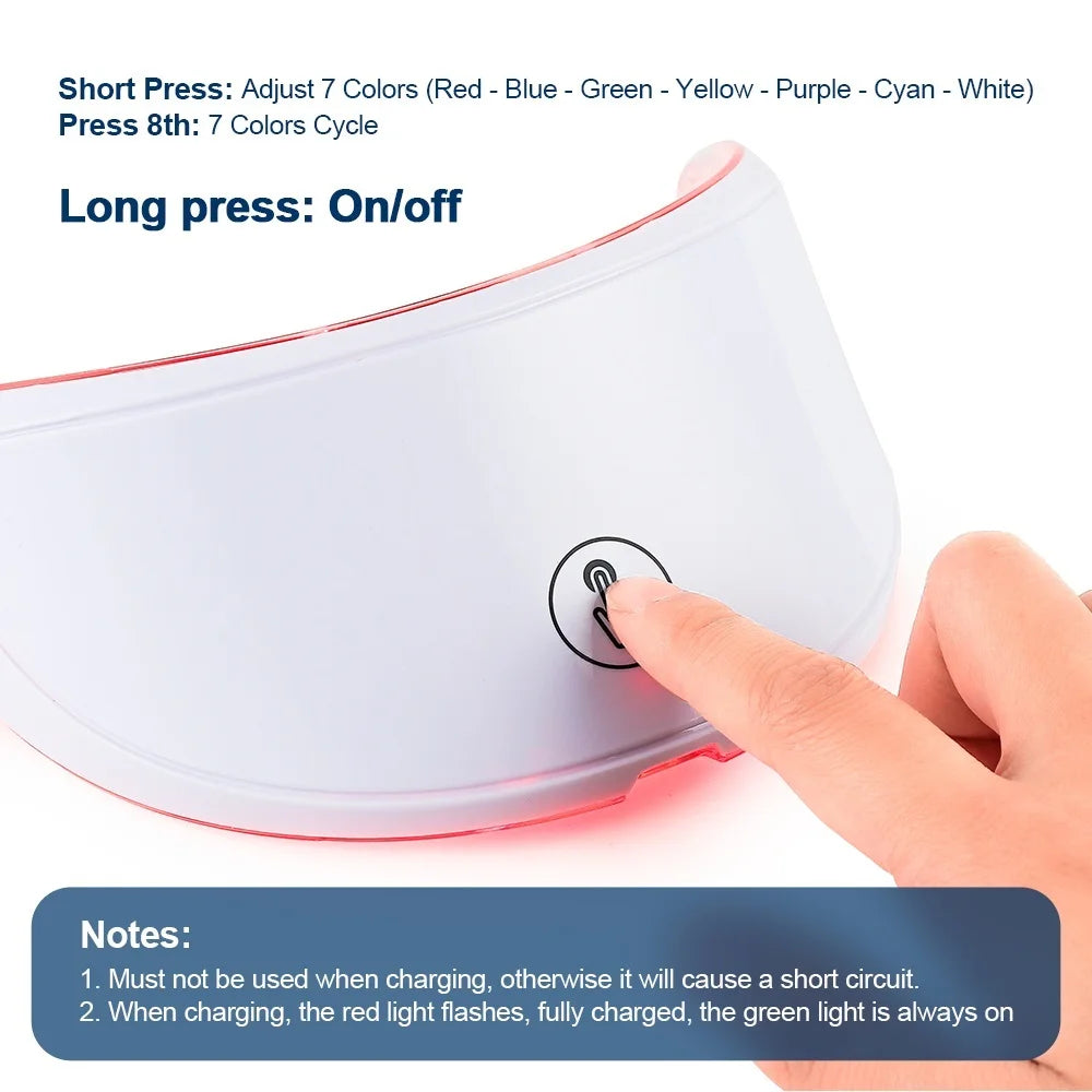 Resturiva™ 7-Color LED Face and Neck Mask