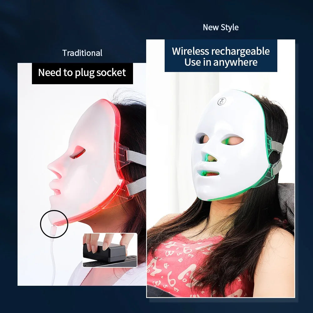 Resturiva™ 7-Color LED Face and Neck Mask
