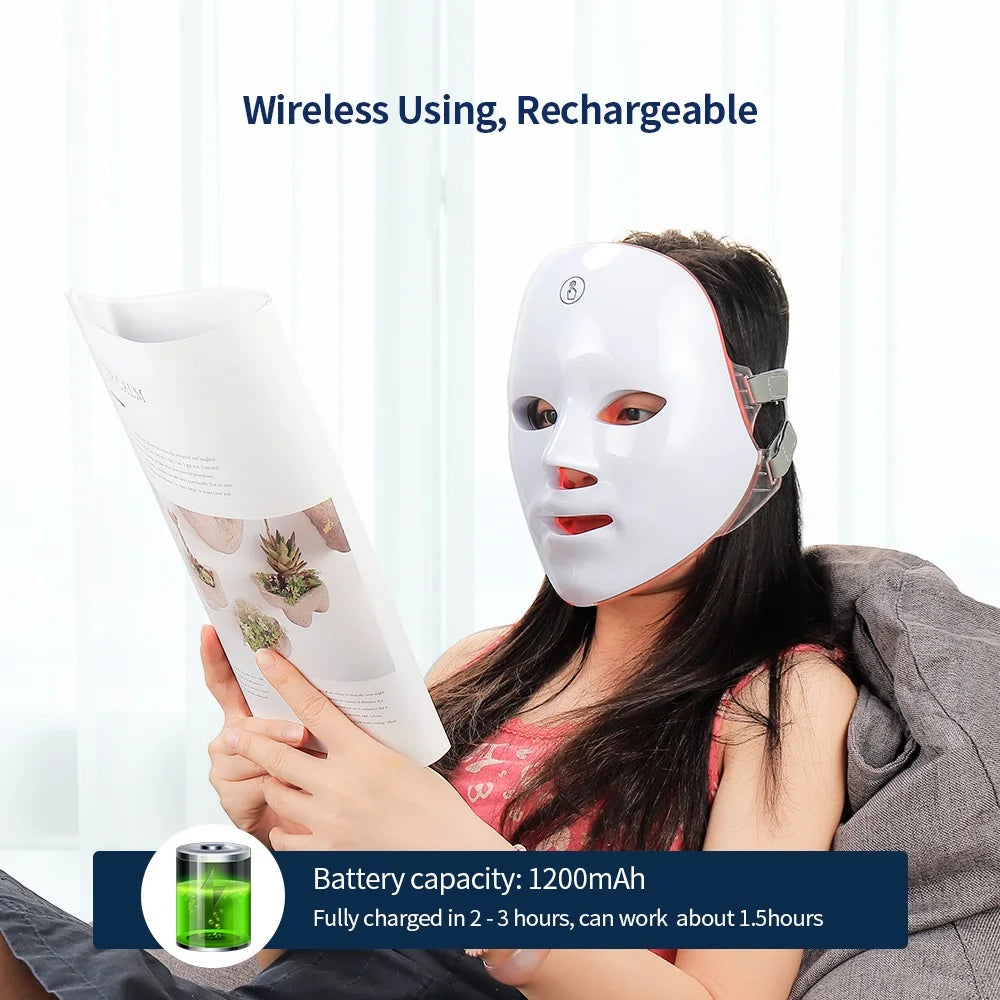 Resturiva™ 7-Color LED Face and Neck Mask